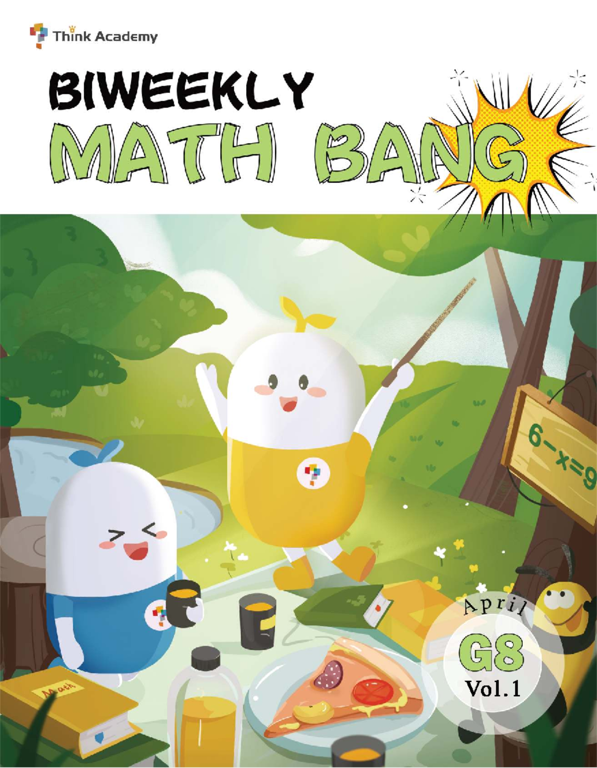 Math Bang Apr vol - Good Algebra practice - ? Think Academy BIWEEKLY K ...