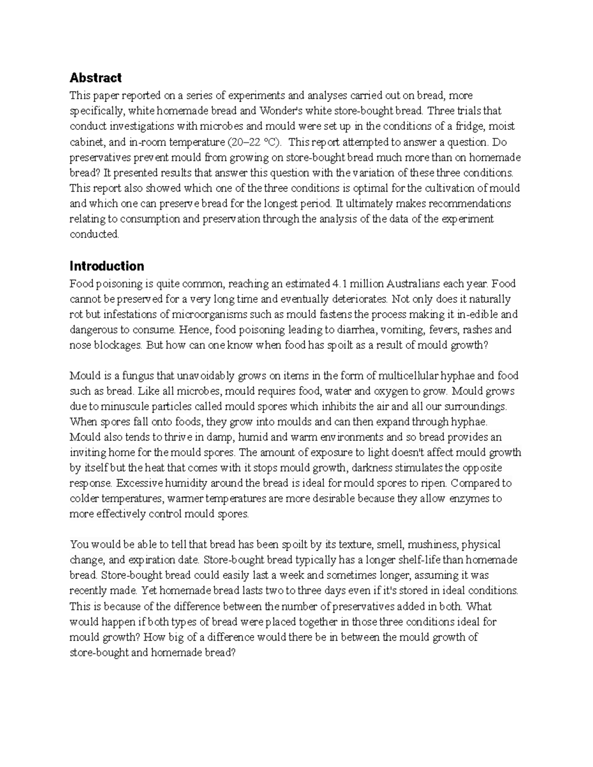 Science report t3 - Abstract This paper reported on a series of ...