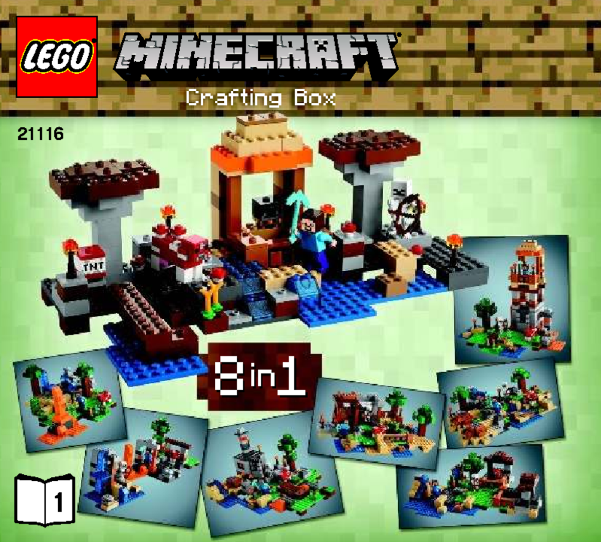 Lego Set 21116: Minecraft Crafting Box Assembly Guide - Studocu