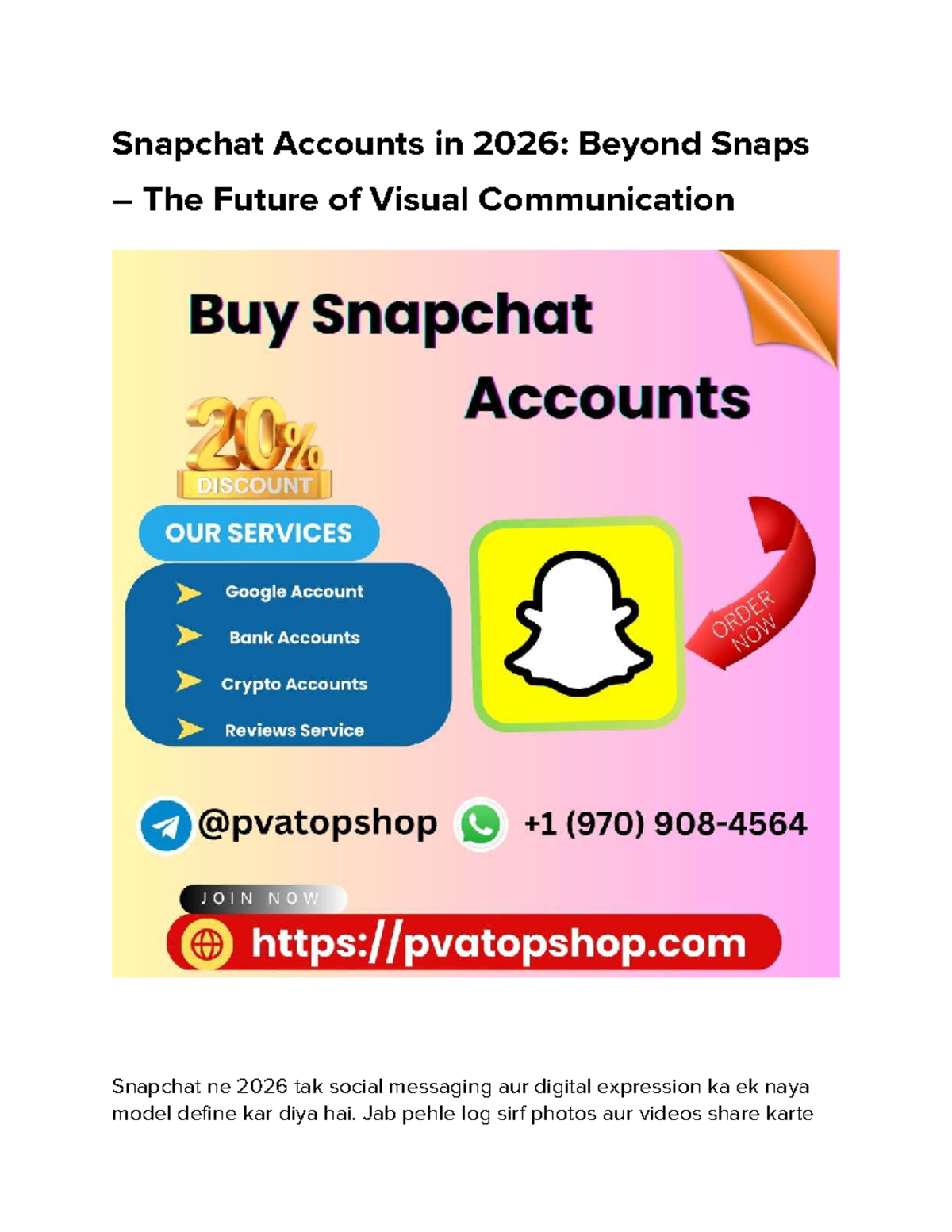 Snapchat Accounts in 2026: Evolution of Digital Identities - Studocu