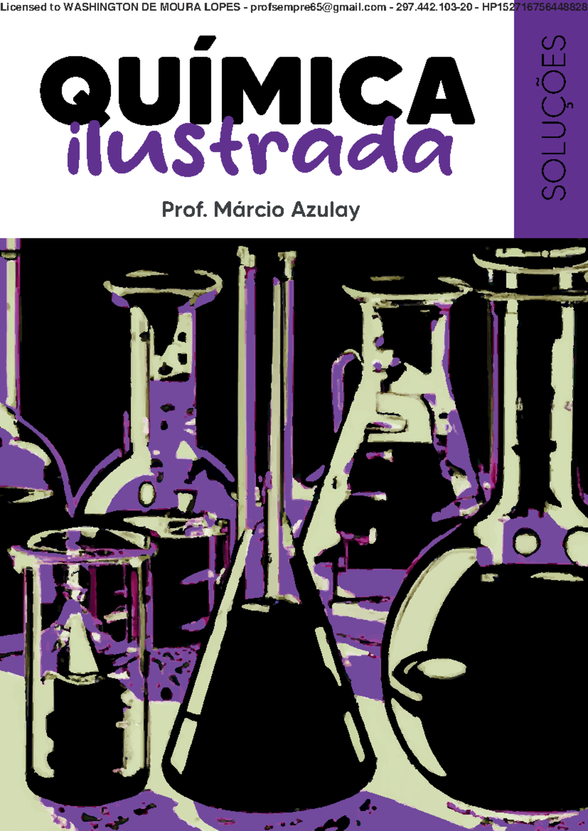 730323959 Soluções de Concentração - Química Ilustrada com Márcio Azulay - Document Preview