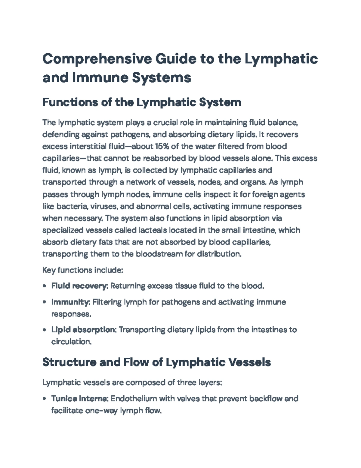 Lymphatic and Immune Systems: Chapter 21 Lecture Notes - Studocu