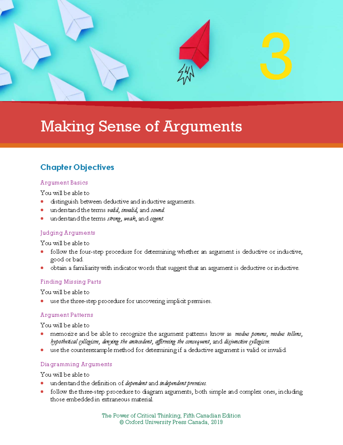 Mac Donald Vaughn SSG Exam Review: Chapter 3 on Arguments - Studocu