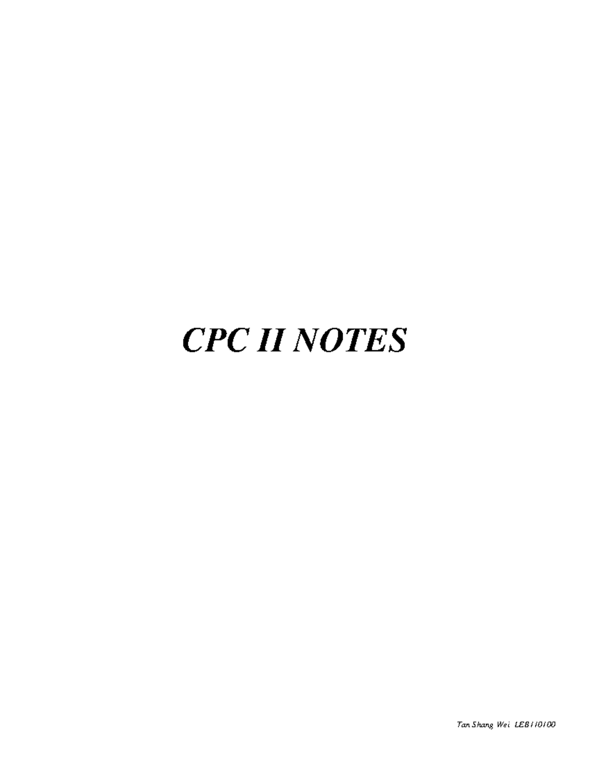 CPC-II-Final Exam Notes: Understanding Criminal Pre-Trial Procedures ...