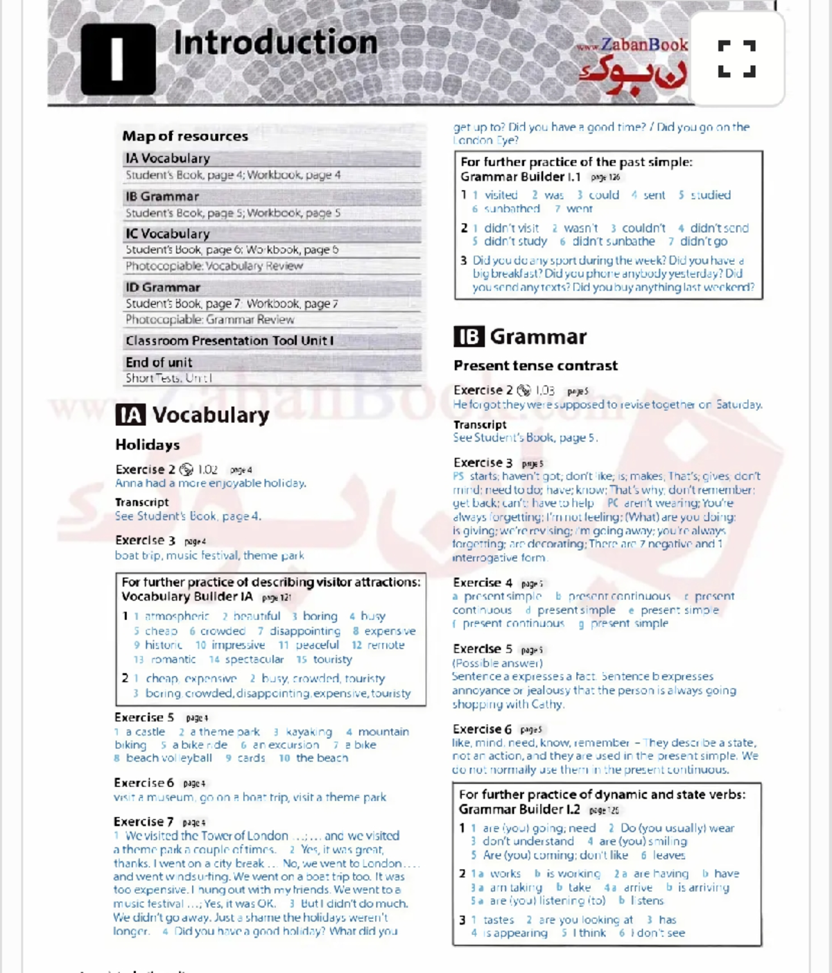 Unit IIY Vocabulary & Grammar Review: Exercises & Practice - Studocu