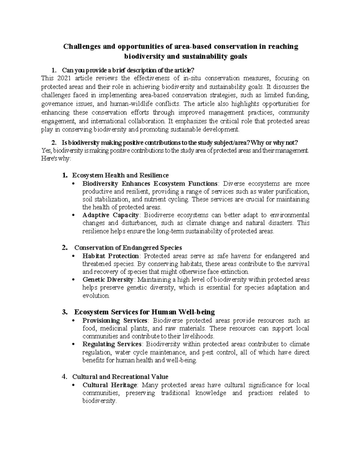 Forestry Lecture Notes - Challenges and opportunities of area-based ...