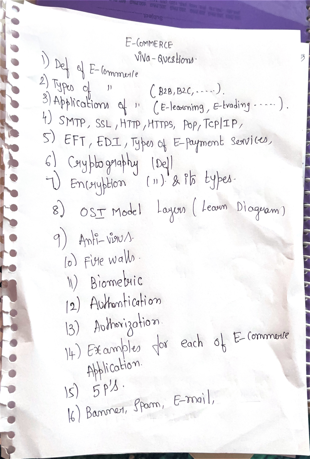 E-commerce Exam Q&A: Key Concepts & Terms for Review - Studocu