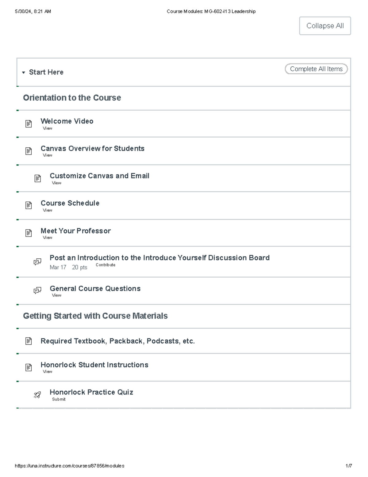 Leadership Course Modules Overview: Key Topics & Assessments - Studocu