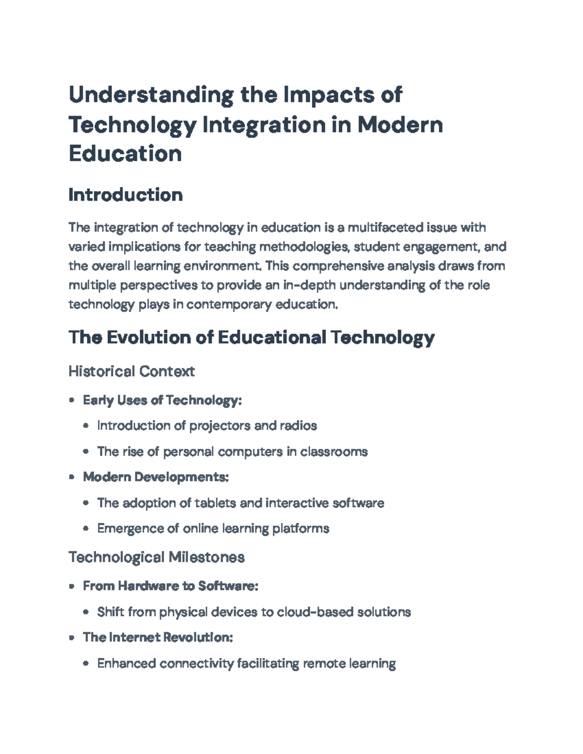 Tech Integration in Education: Impacts, Challenges & Future Trends ...