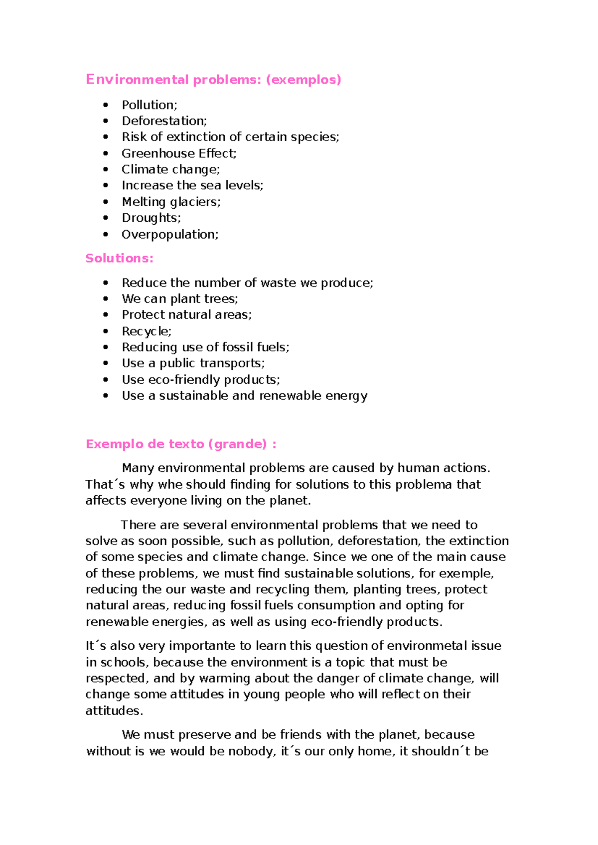 Environmental Problems: Solutions for Climate Change & Extinction Risks ...