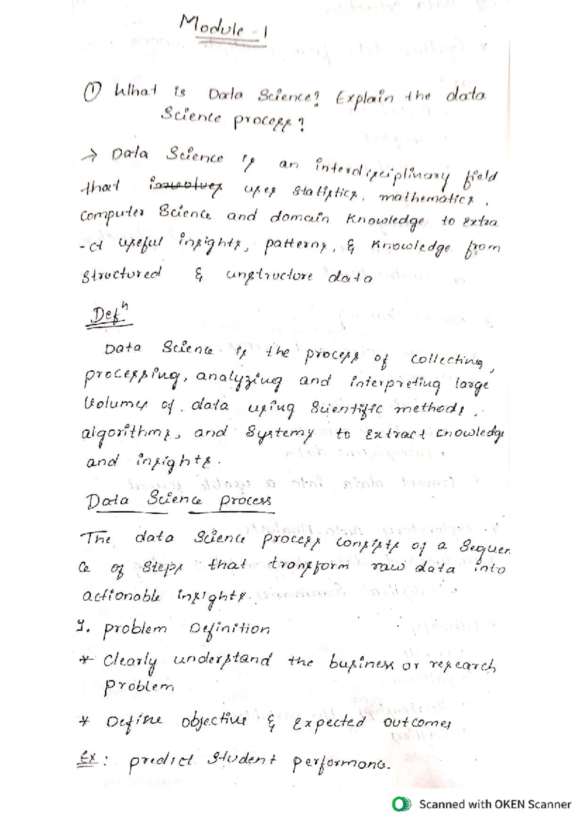 MOD 1 DS - Understanding the Data Science Process and Its Importance ...