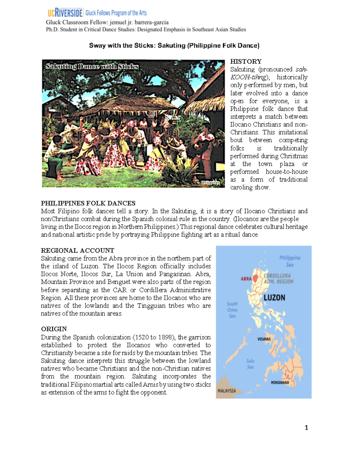 Sway With Sticks-Sakuting Philippine Folk Dance - Sway with the Sticks ...