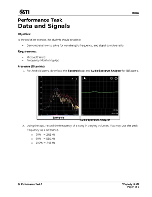 04 Performance Task 1(2) - 04 Performance Task 1 *Property of STI ...
