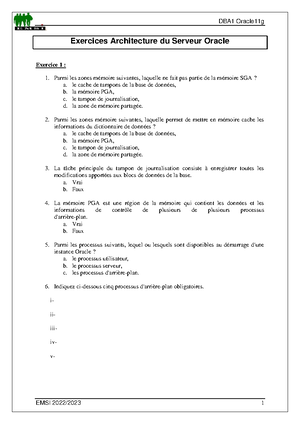X Mini Cheat Sheet Plsql Oracle - EMSI RABAT – Ingénierie Informatique ...