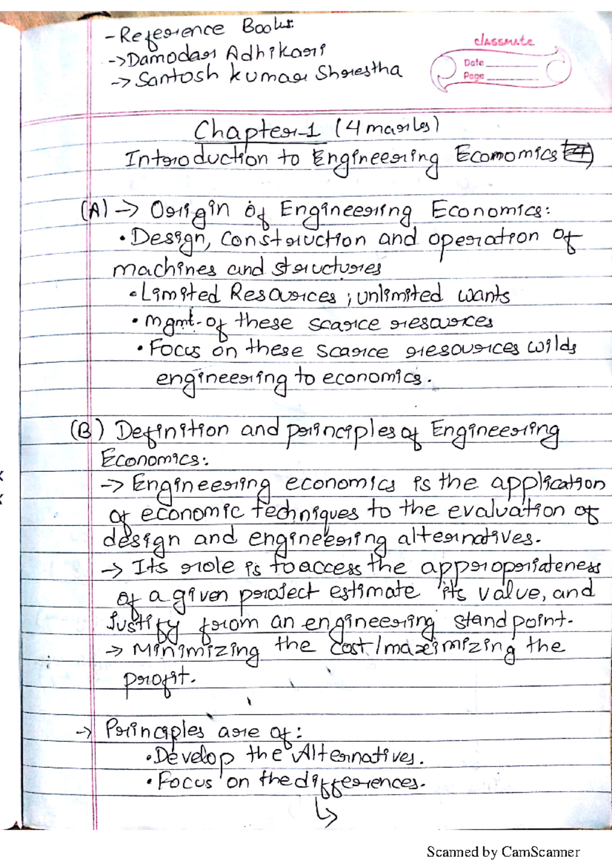 Engineering Economics 6th Semester Study Notes - Comprehensive Guide ...