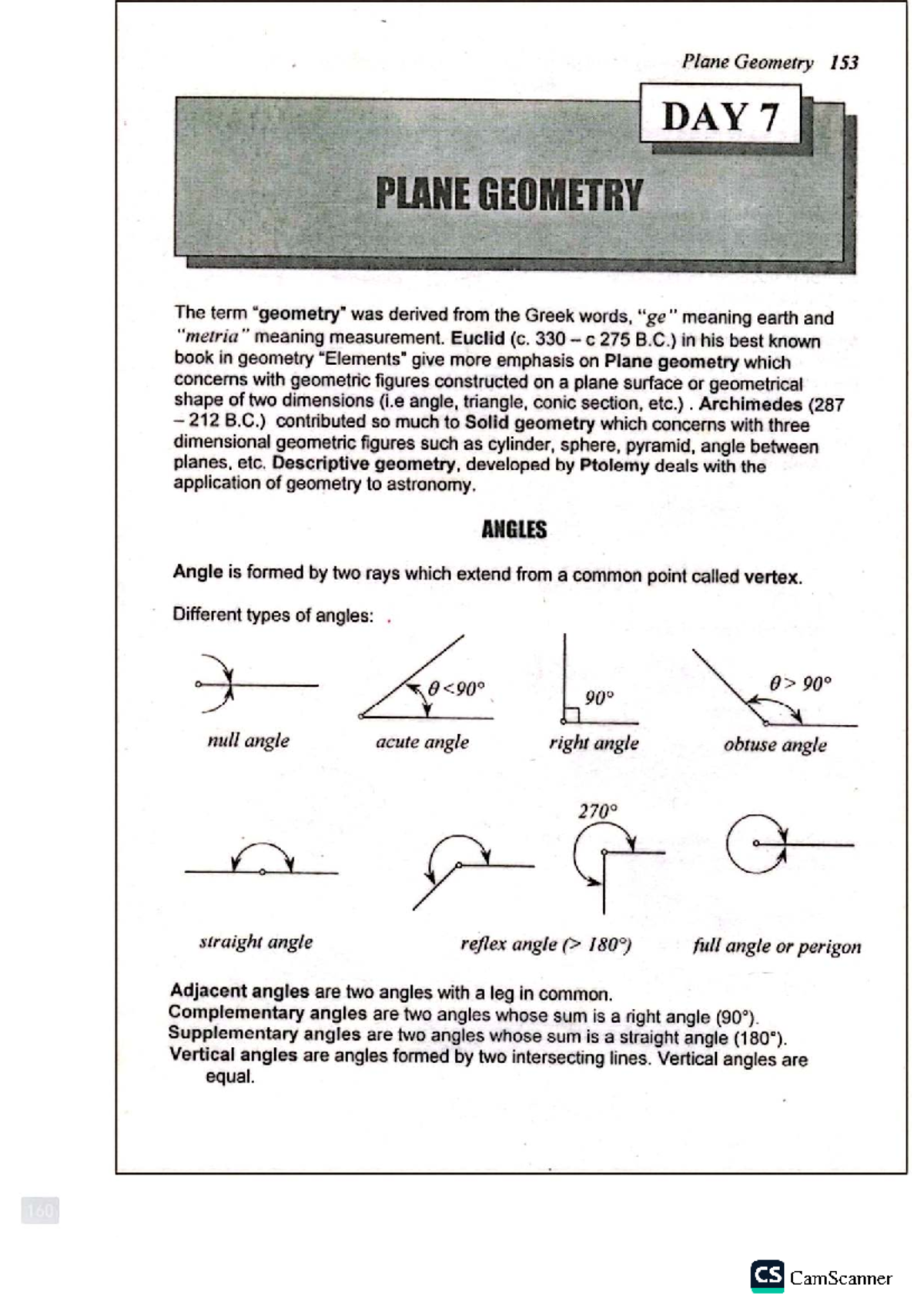 MATH 101 Final Exam: Plane Geometry & Trigonometry Overview - Studocu