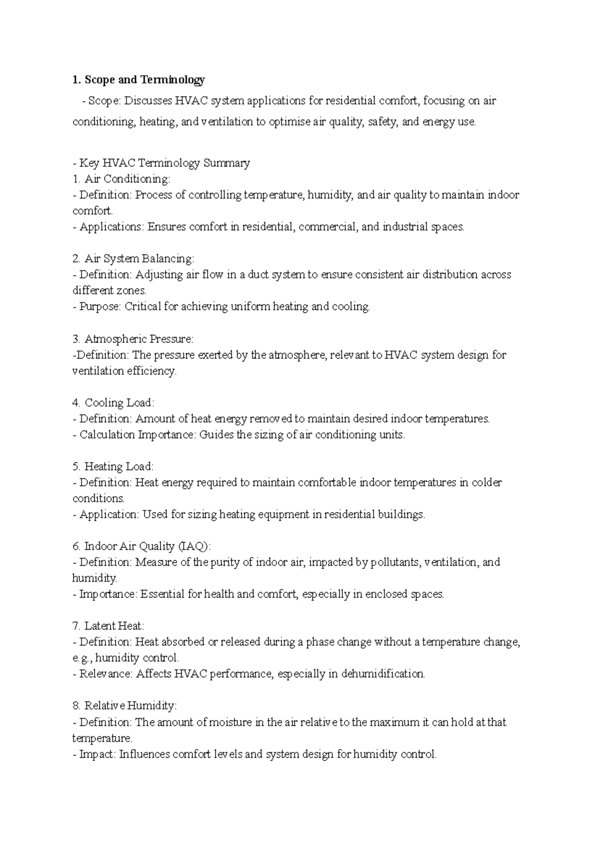 AC - Lecture Notes on HVAC Systems and Air Ventilation Design - Studocu