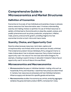 [Solved] provide a detailed compilation of the market structure in ...