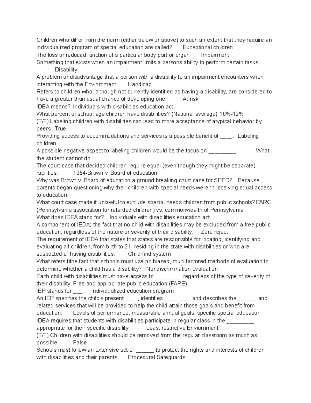 Edci exam 3 - These are notes/materials to practice for future quizzes ...