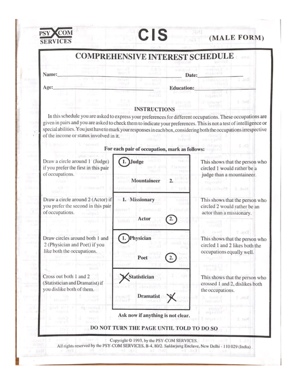 CIS - Comprehensive Interest Schedule Response Sheet Analysis - Studocu