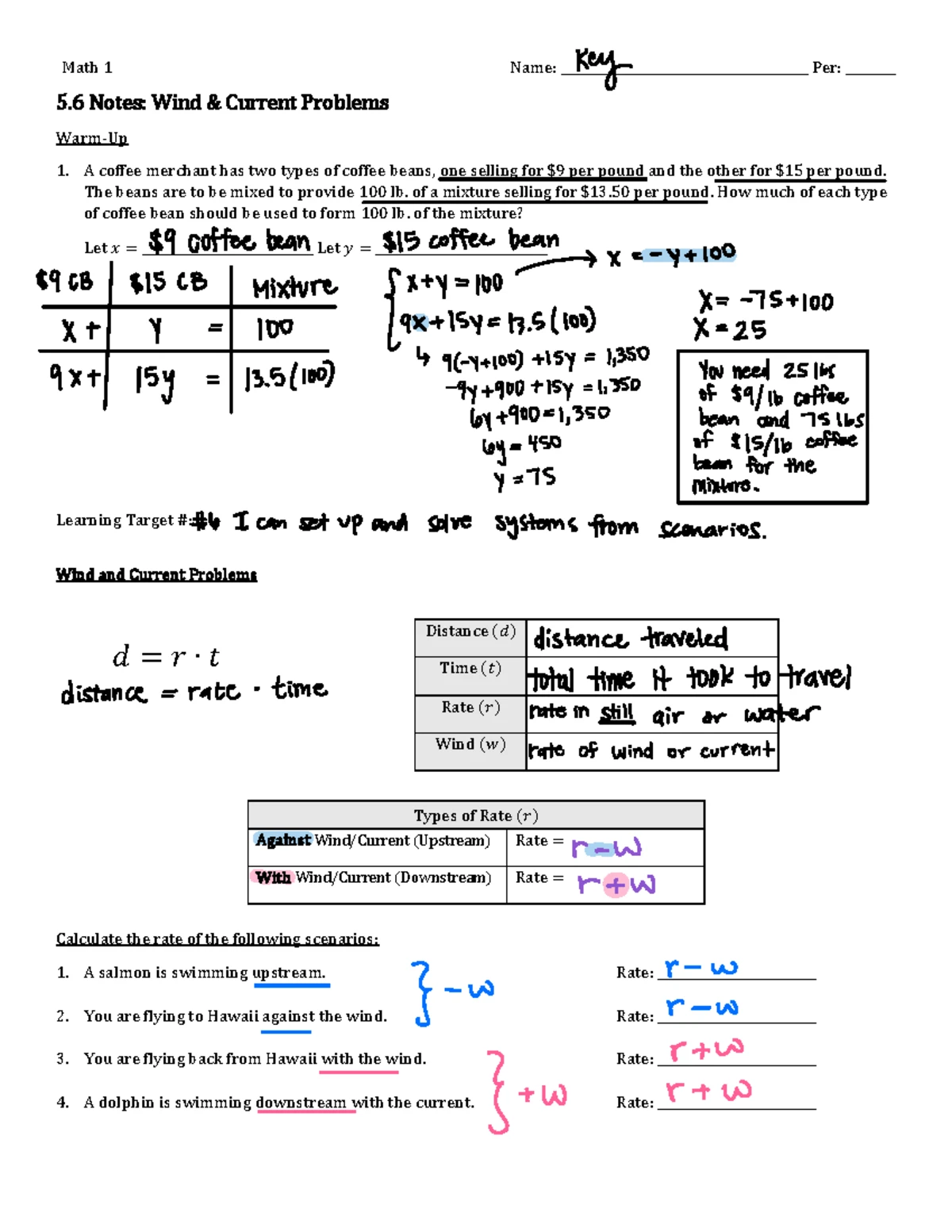 mathページ Day 1 IM2A Diamond Classwork SUHI (pdf) - CliffsNotes