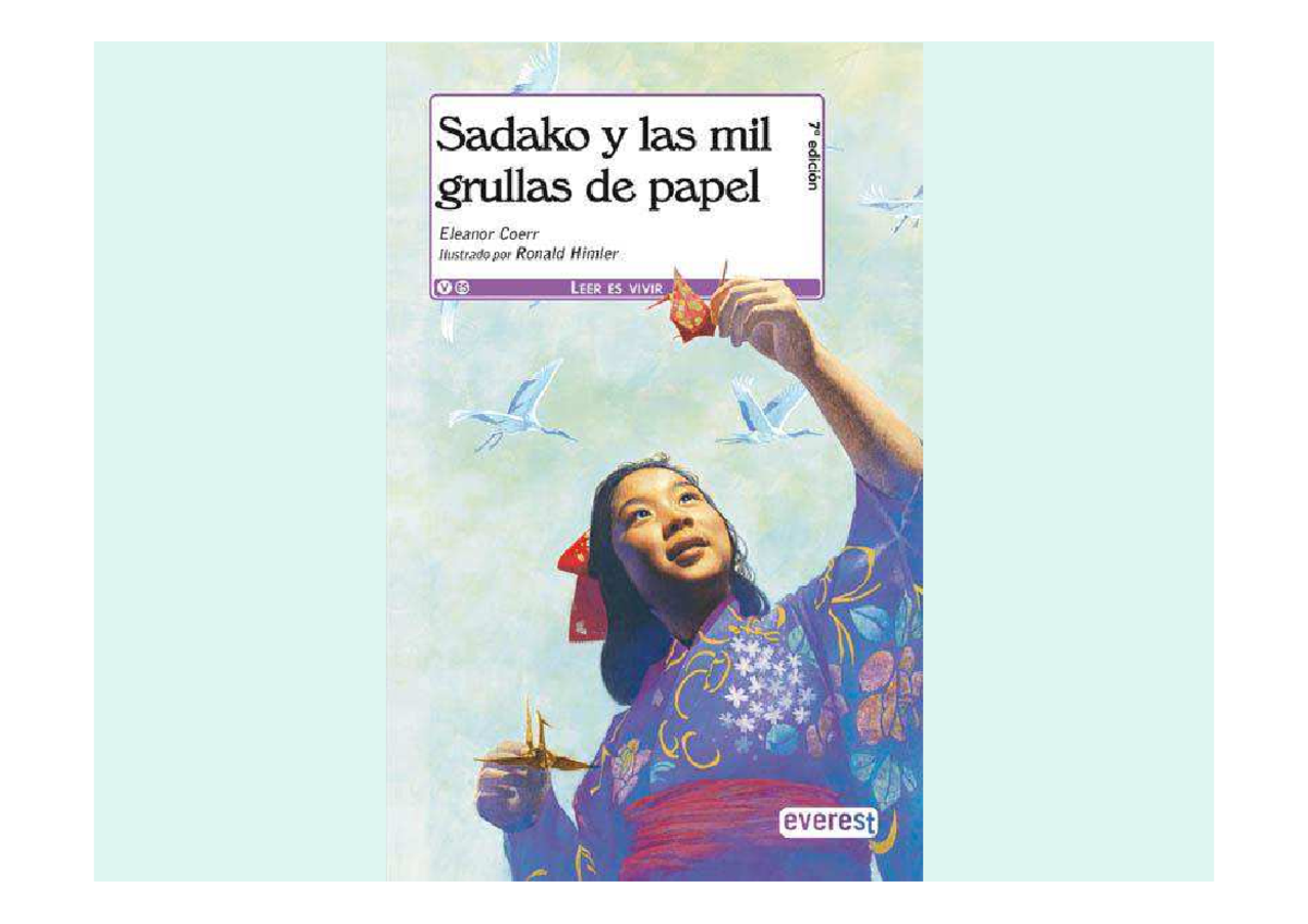 Sadako Y Las Mil Grullas De Papel Resumen