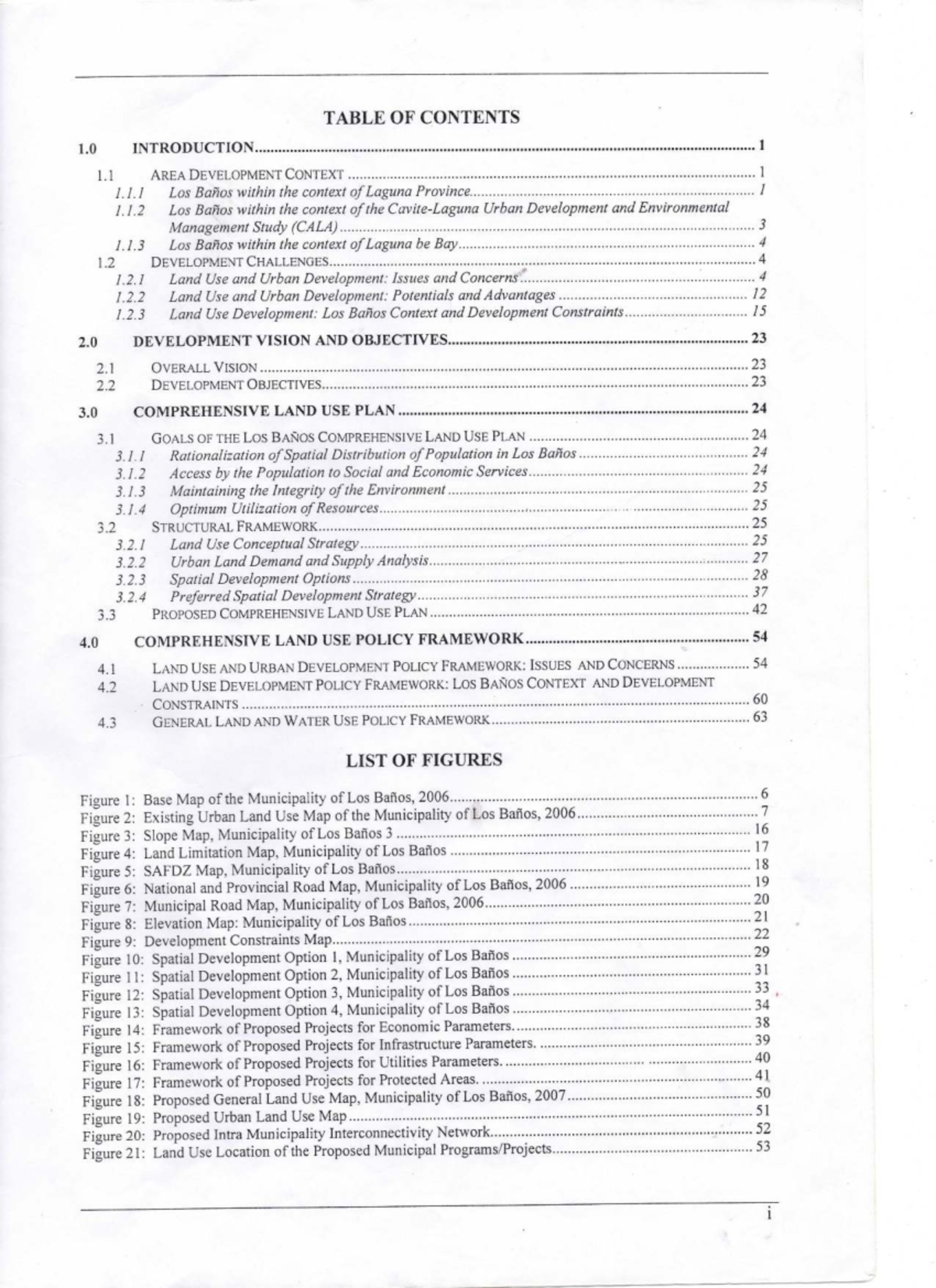 Comprehensive Land Use Plan (CLUP) for Los Baños: Development Strategies - Document Preview