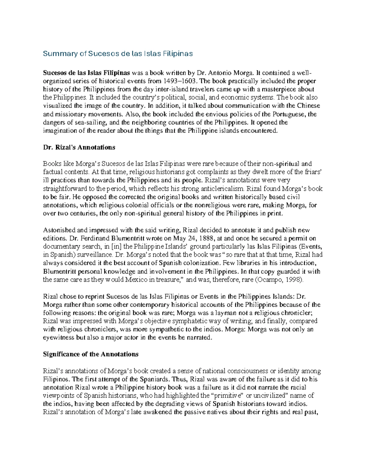 RIZL Midterm Reviewer - notes - RIZL Pen names: Rizal: Dimasalang ...
