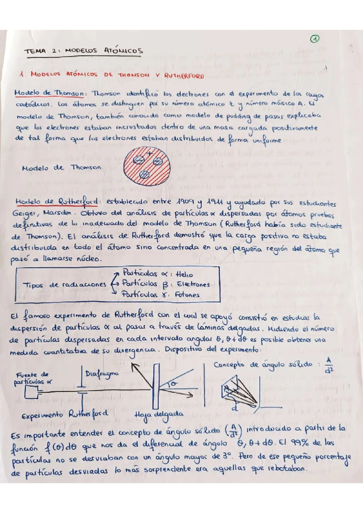 Teorías Atómicas: Modelos de Dalton, Thompson, Rutherford y Bohr - Studocu