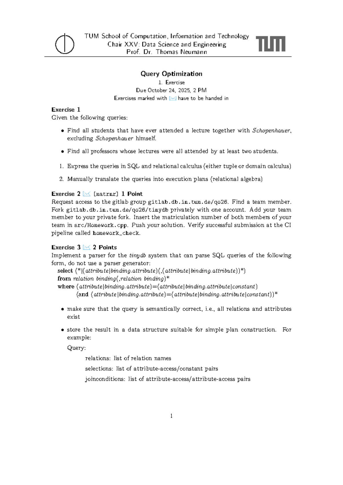 Ex01 (1) - Data Science Query Optimization Exercises - Studocu