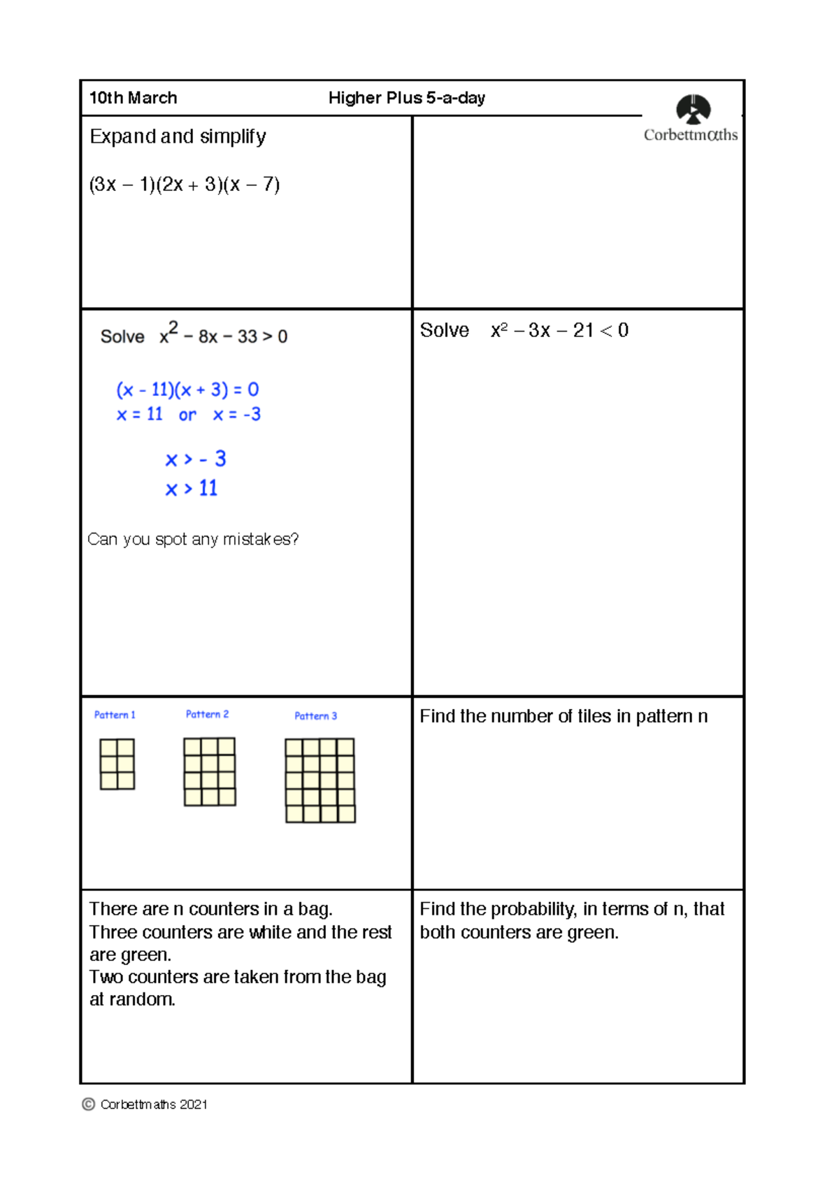 Maths extra 5 - Mathematics: Applications and Interpretation SL - 10th ...