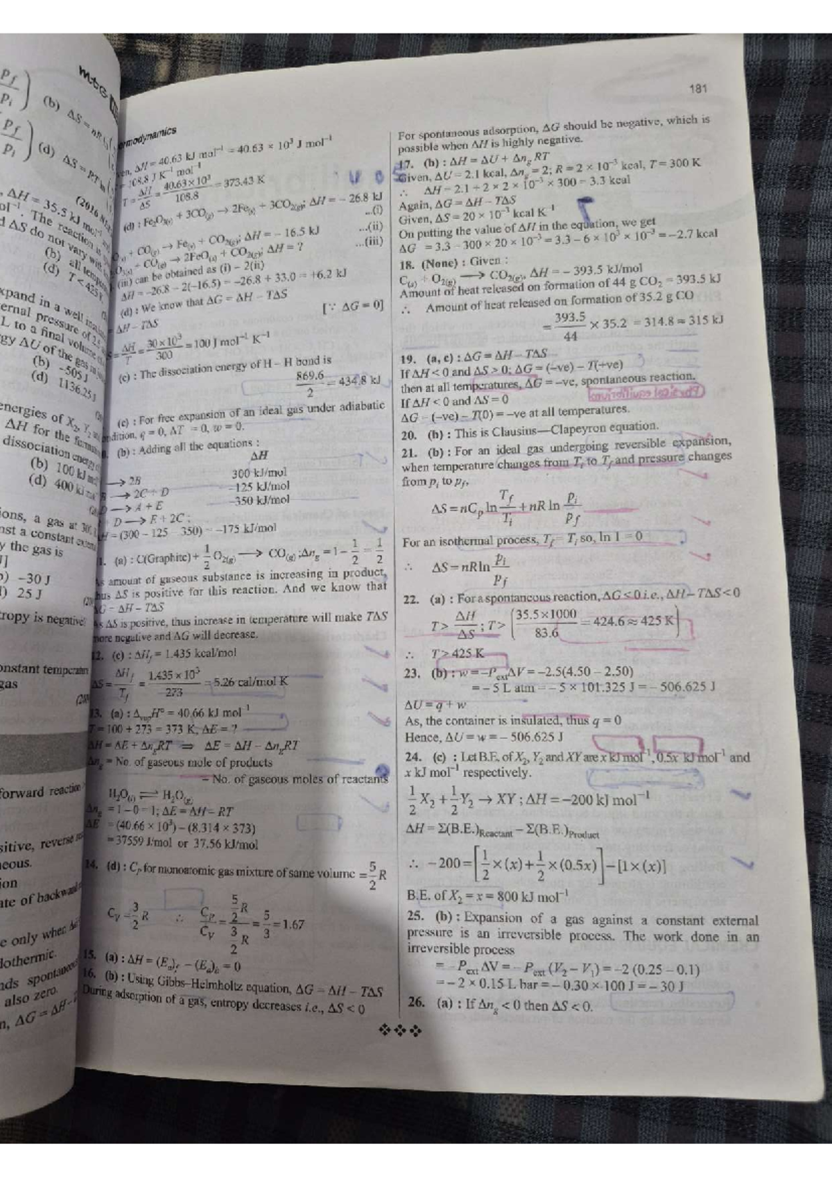 Chemistry Notes for Class 11 & 12: Thermodynamics (42442) - Studocu