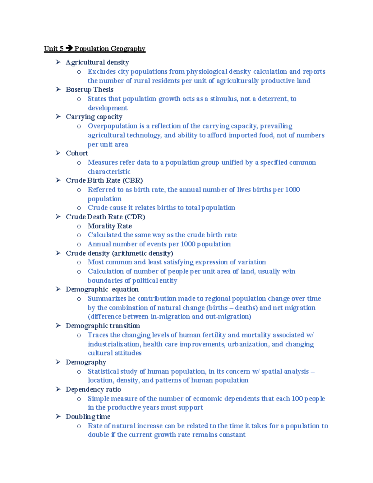 Geog 202 Exam 2 Study Guide: Key Terms from Chapters 5-8 - Studocu