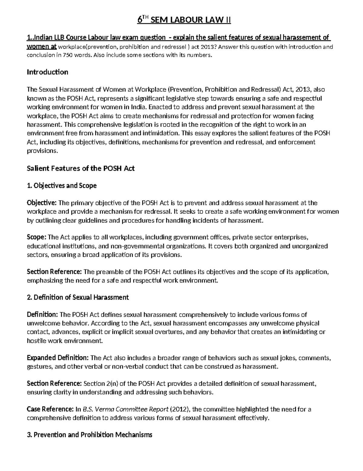 6TH SEM FAMILY LAW II - Key Questions on Muslim Law Schools and Dower ...