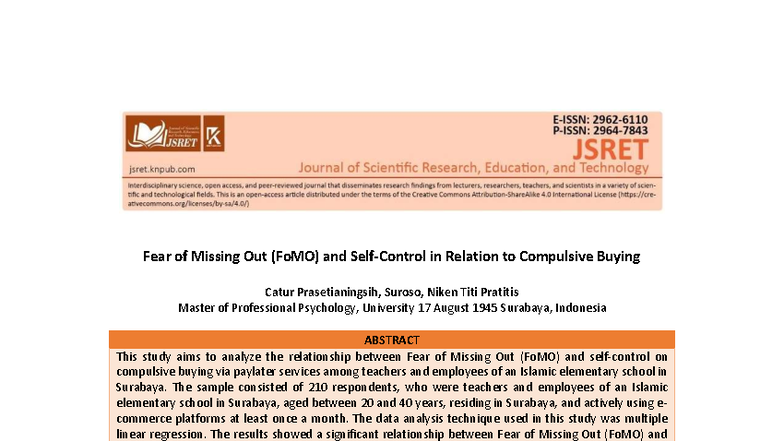 Image showcasing PDFThe impact of FOMO on career decision-making: Prioritizing trends over ...