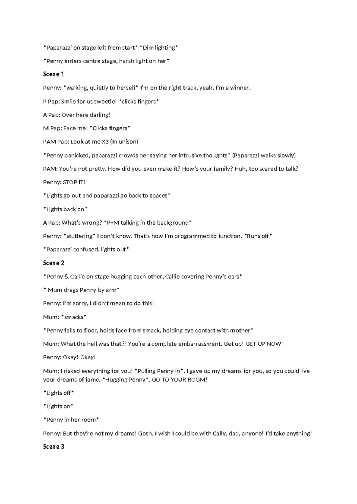 Drama Script: 