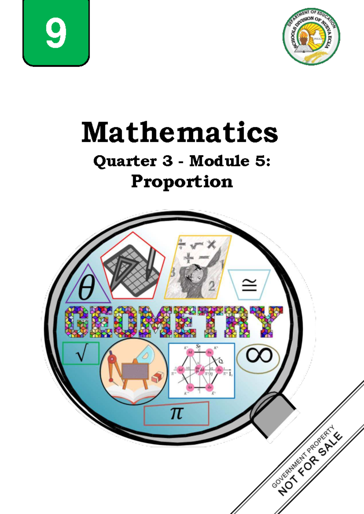 Math9 Q3 Module 5: Understanding Proportions in Grade 9 Mathematics ...
