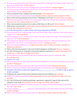 THE Early Republic - Notes - CHAPTER 7 – THE EARLY REPUBLIC I ...