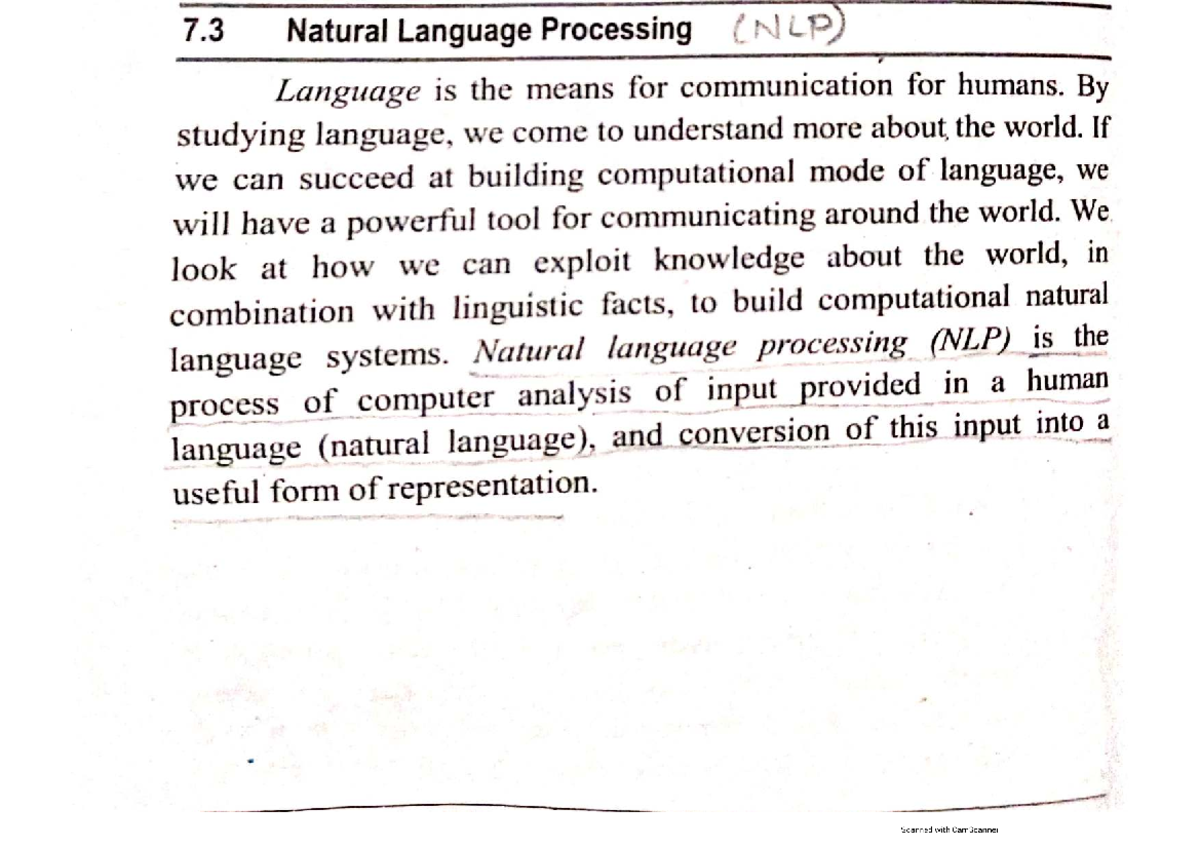NLP 7.3: Understanding Natural Language Processing Techniques and ...