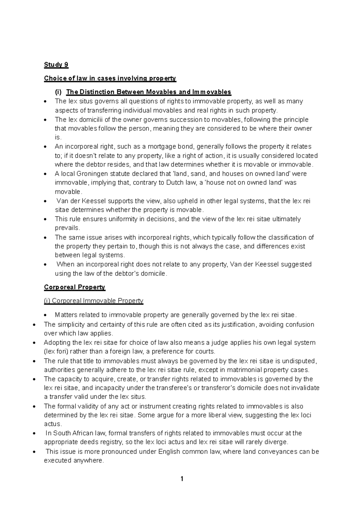 Final Exam Study Notes: Private International Law (PIL) Overview - Studocu