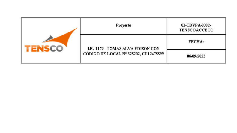 Informe Técnico sobre Tolerancias Verticales en Pernos de Anclaje - I.E. 1179 - Document Preview