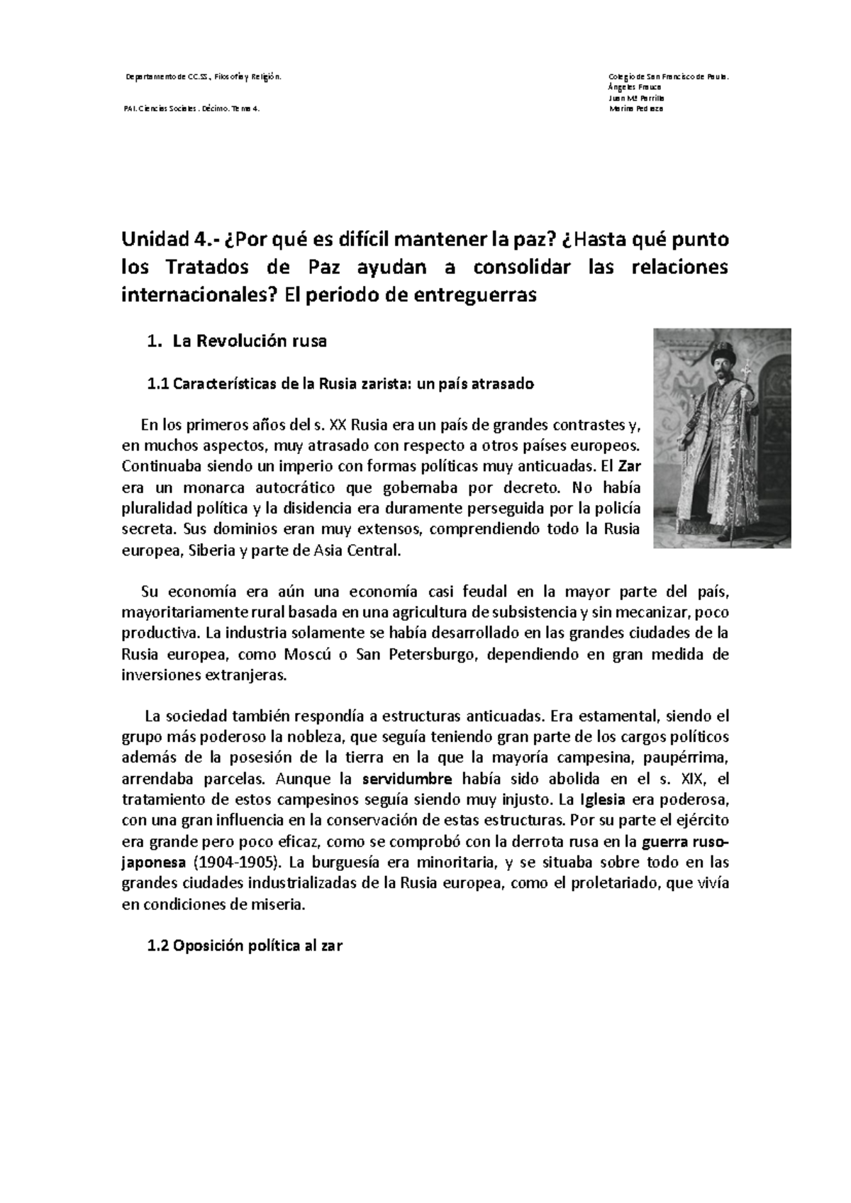 Causas y Consecuencias de la Crisis de 1929: Análisis PAI CC.SS. Décimo ...
