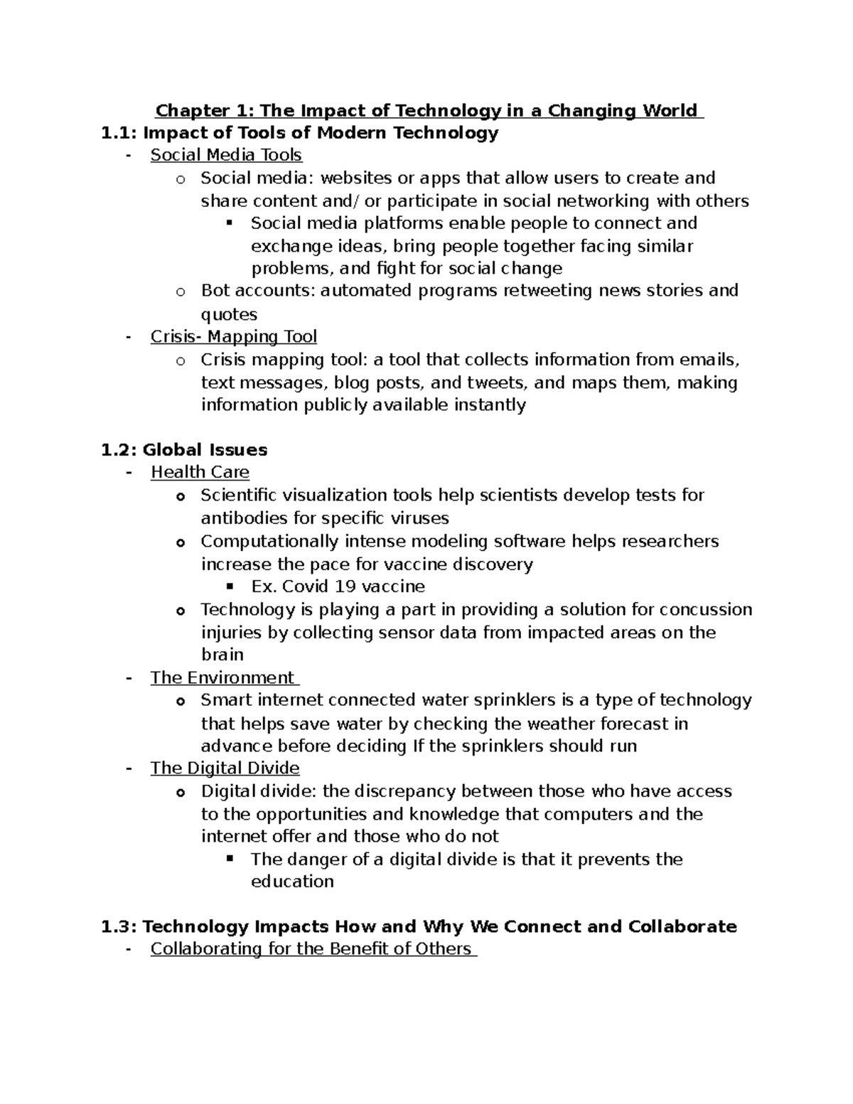 CP102 Final Exam Prep: Technology's Impact & Computer Basics - Studocu