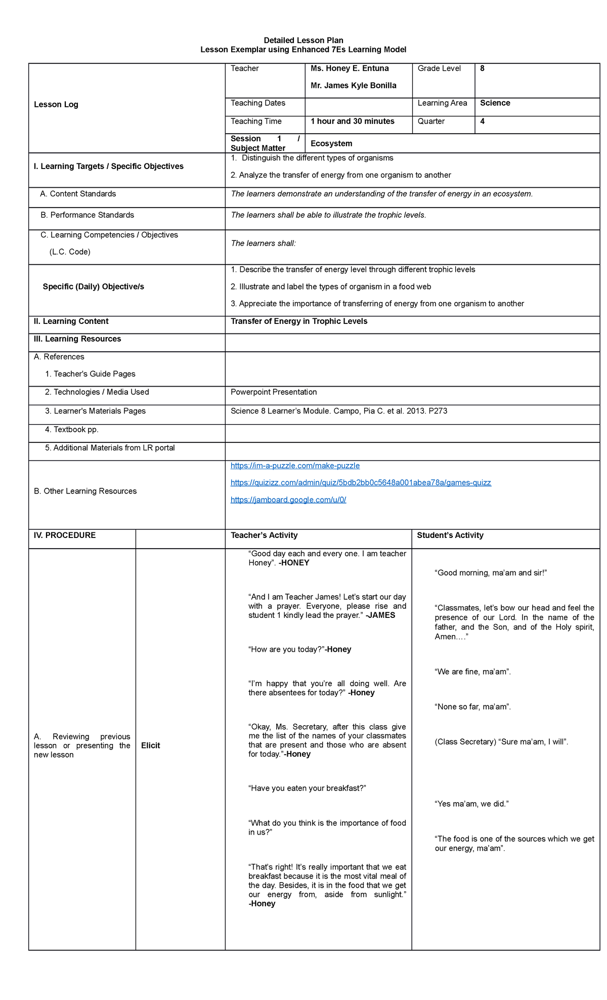 What Are The 7es Of Lesson Plan In Science - Infoupdate.org