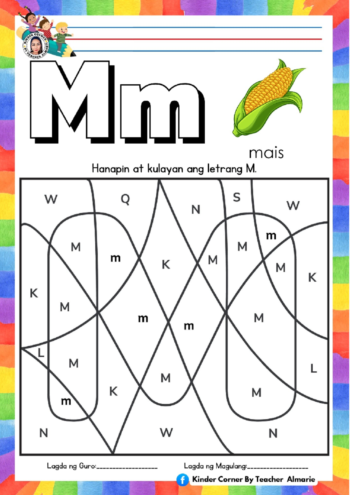 MSA Letter Worksheets: Reading Materials for Grade 1 - Studocu