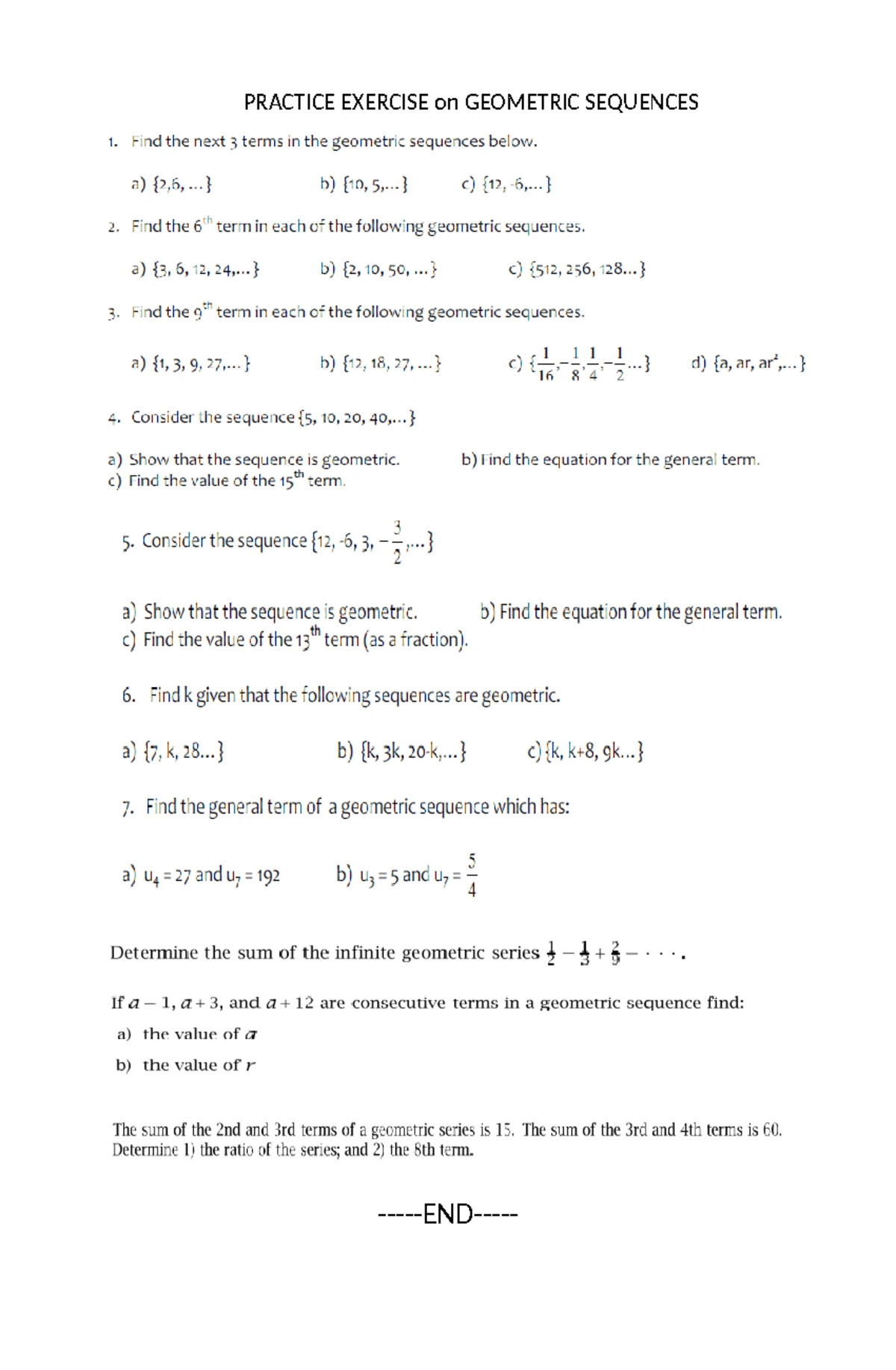 GENERAL MATHEMATICS IN MODERN WORLD: CHAPTER 1 LESSONS & PATTERNS - Studocu