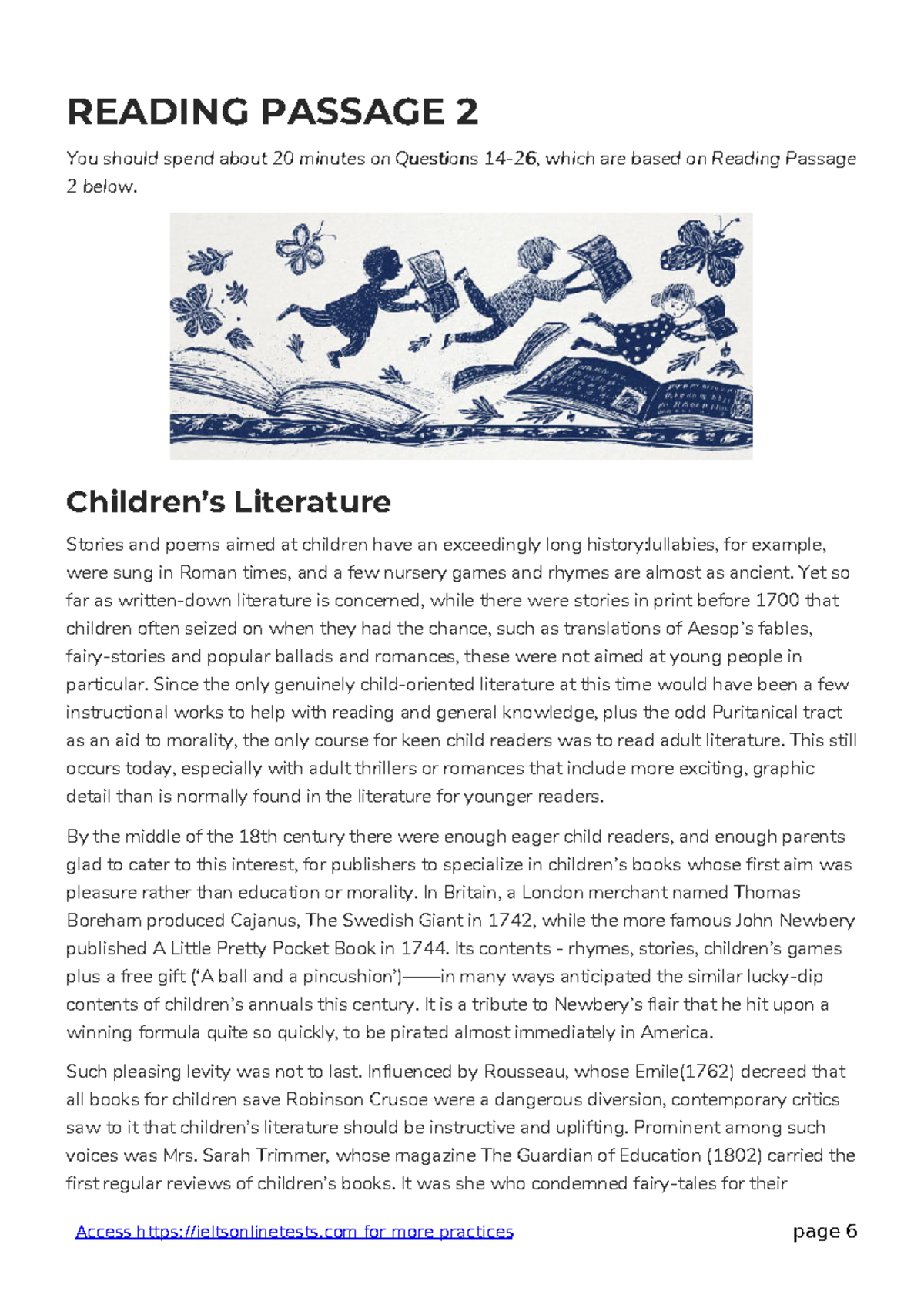 Children's Literature: Historical Perspectives and Evolution (READING ...