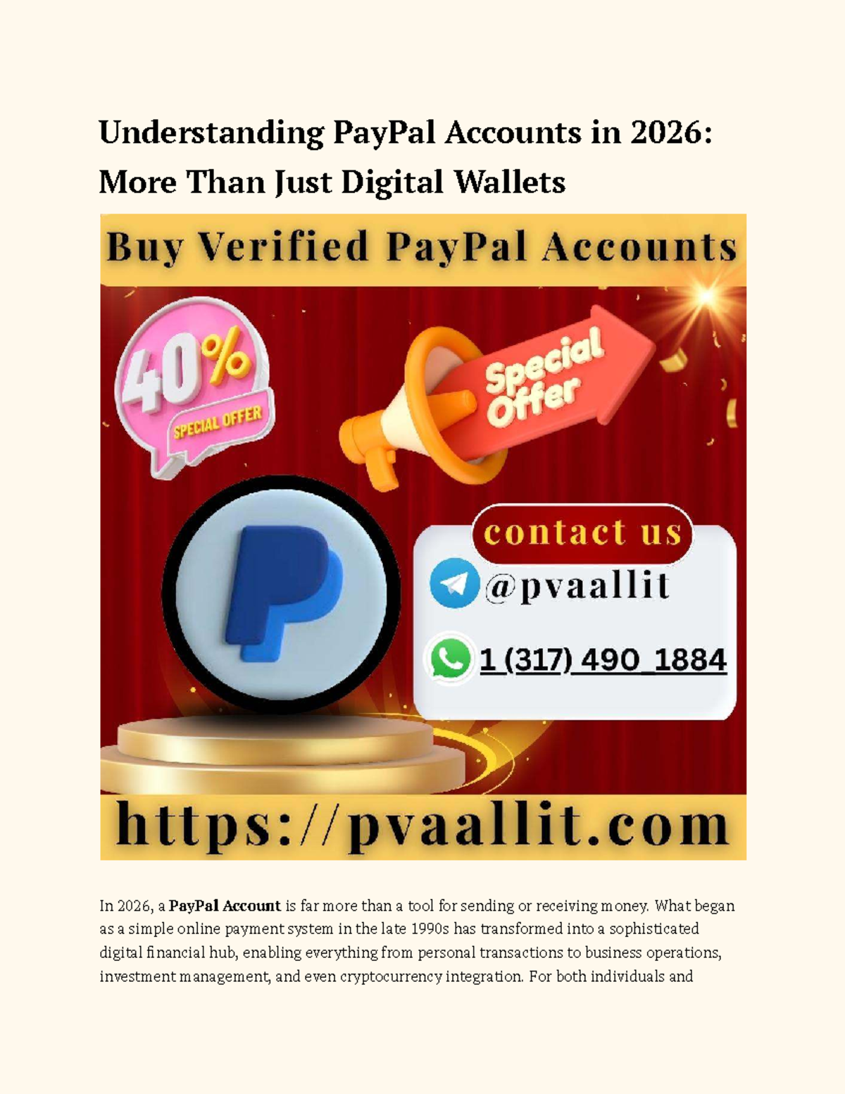 Top 555 Websites for Safely Buying Verified PayPal Accounts - Studocu