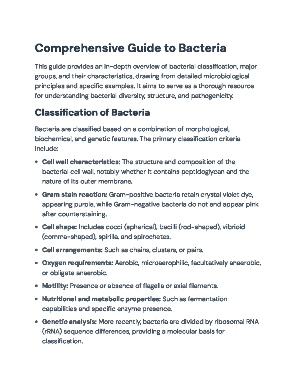 Comprehensive Overview of Bacterial Diseases: Pathogenesis & Treatments ...