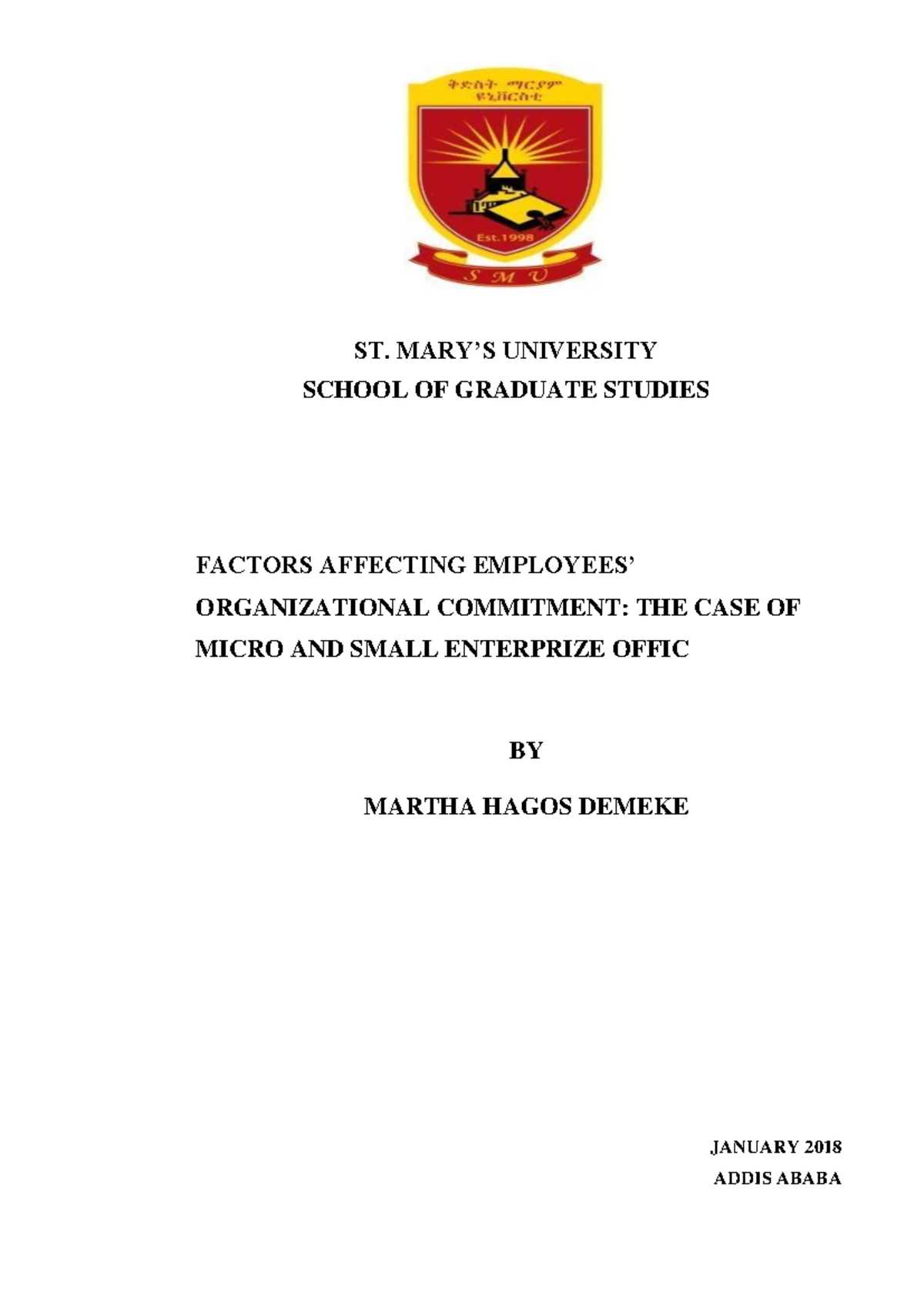 DỊCH - Assessment of Factors Affecting Employees’ Organizational ...